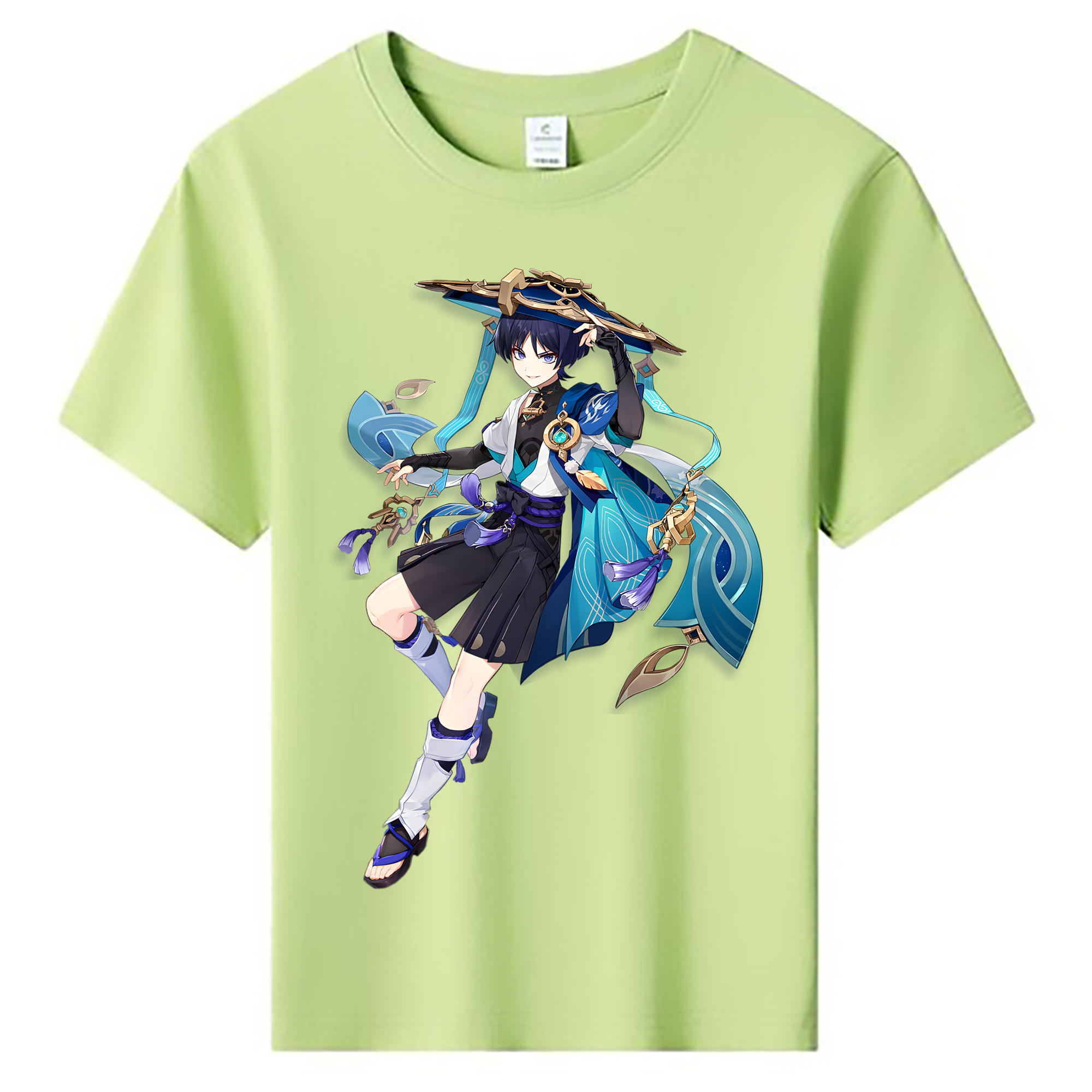 げんし神 さんペい genshin Sanpei 綿100％キッズTシャツ（フロントプリント）